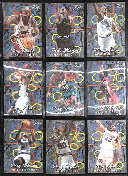 Lot of (500+) Mid to Late 1990s Basketball Cards w. Many Stars and Inserts Inc. Barkley, Malone, Hardaway, Robinson, Kemp, Pippen and More